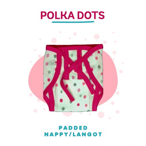 Polka dots padded langot